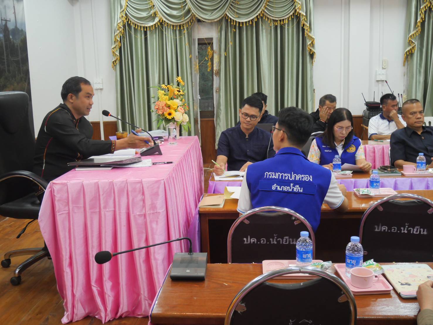 UB Smart ! พช.อุบลฯ สพอ.น้ำยืน ร่วมประชุมประจำเดือนหัวหน้าส่วนราชการ